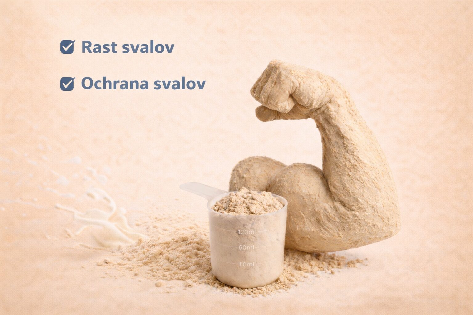 Srvátkový proteín čokoláda-lieskový orech, rast svalov, BodyMind