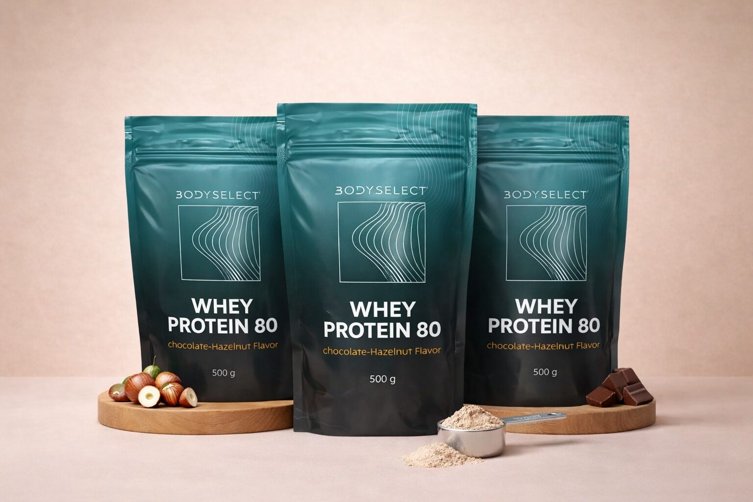 Srvátkový proteín Čokoláda-lieskový orech, kvalita pre svaly a imunitu, BodyMind