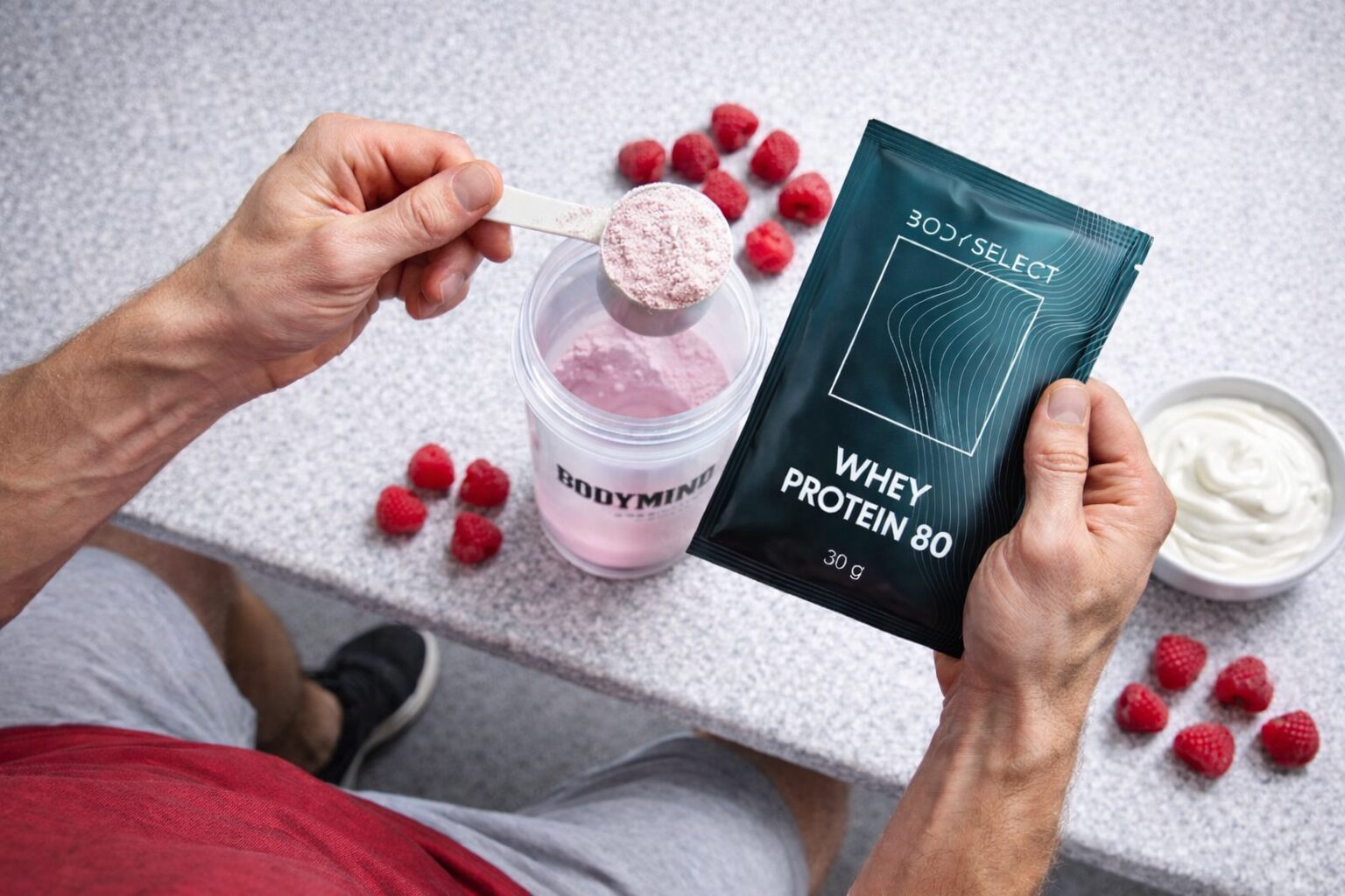 Proteínové vzorky, pre jednoduché použitie, BodyMind