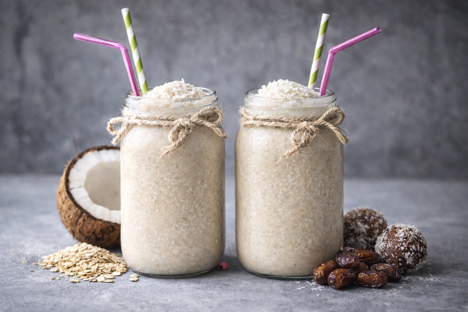 Rastlinný proteín rum-kokos, bezlaktozovy shake, BodyMind