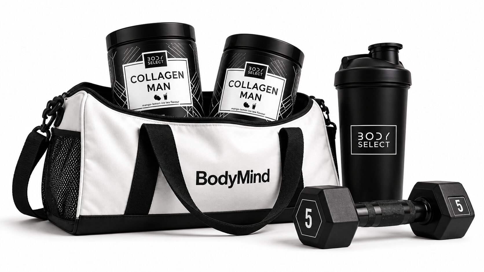Kolagénový prášok MAN mango-citrón, podpora zdravia kĺbov, BodyMind