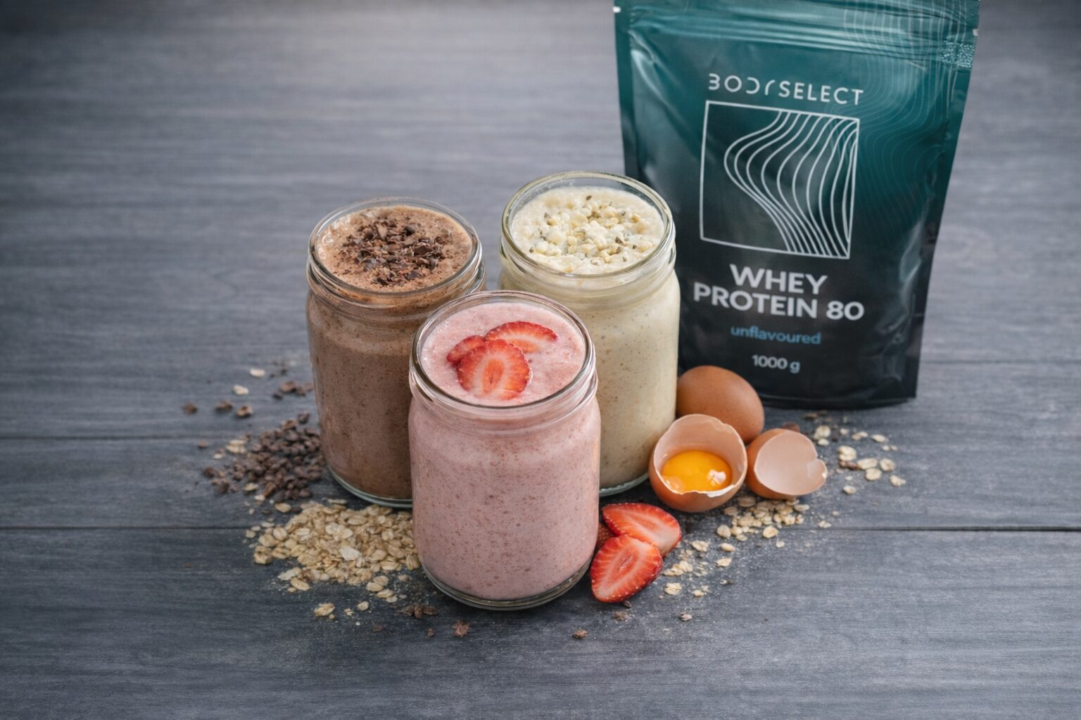 Srvatkovy proteín neochutený 80, bez príchute, BodyMind