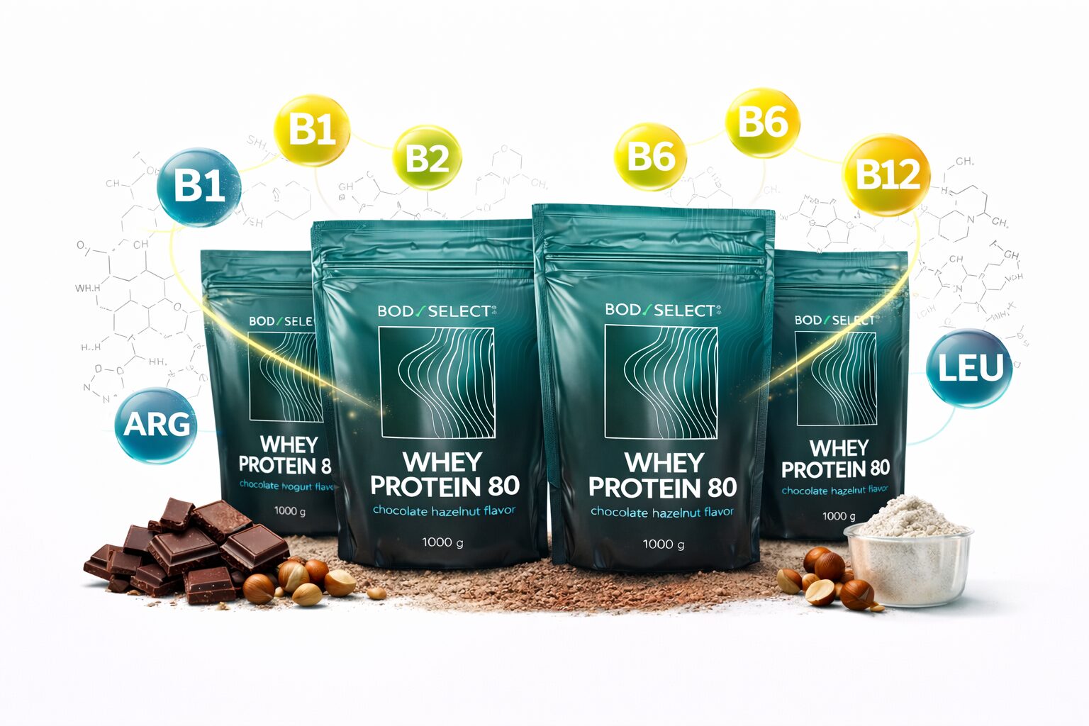 Srvátkový proteín Čokoláda-lieskový orech, na imunitný systém, BodyMind