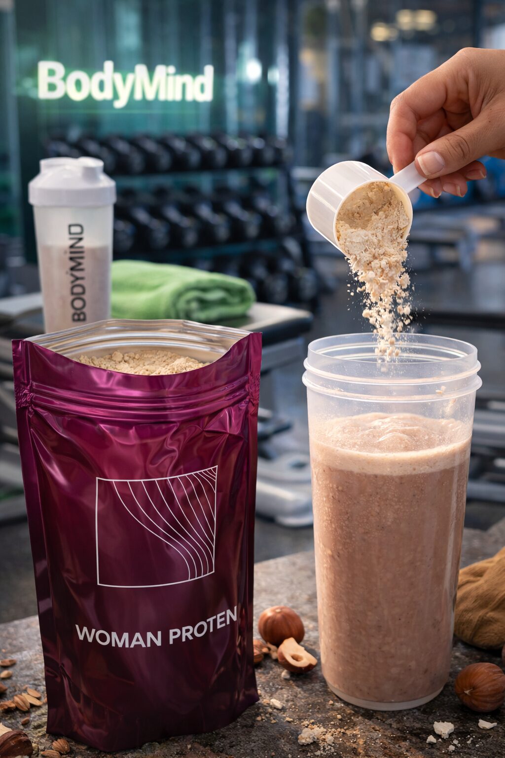 Woman proteín Čokoláda, regenerácia po tréningu, BodyMind