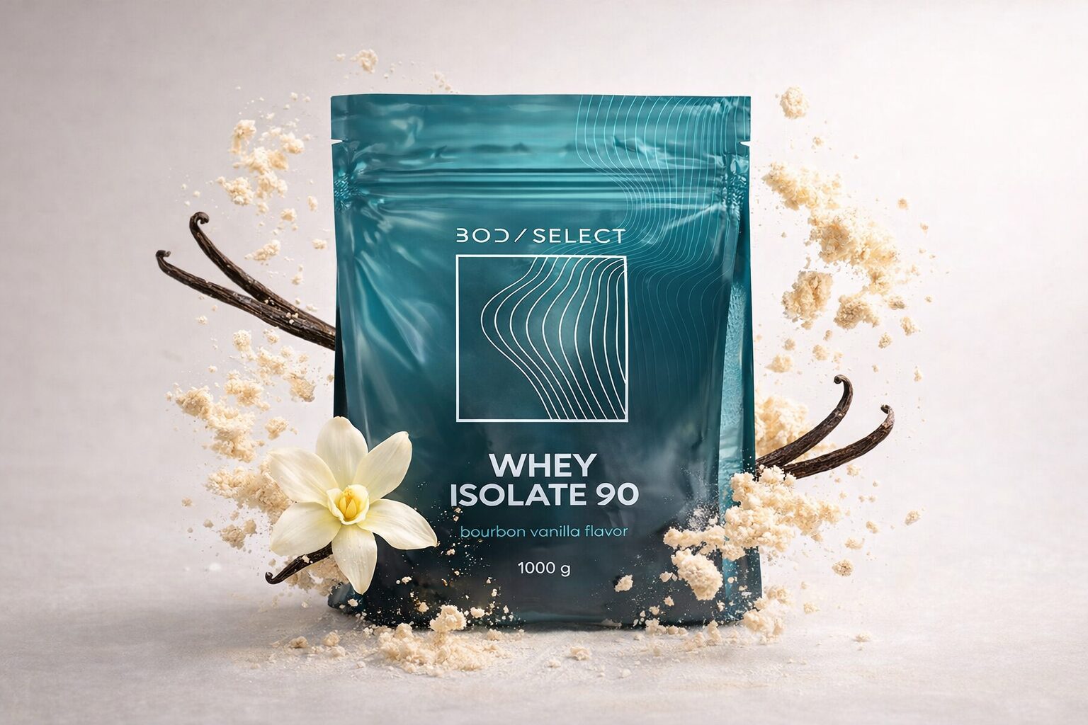 100% srvátkový izolát Bourbon vanilka 1000g, podpora imunitného systému, BodyMind