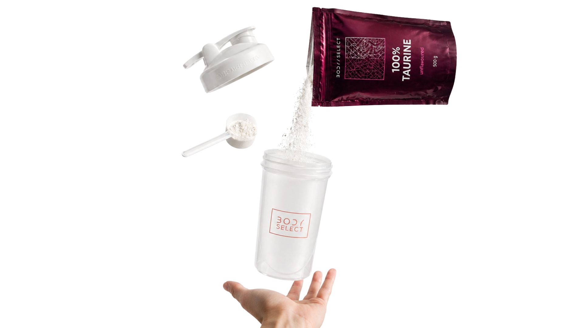 Taurín 100% čistý, dodanie energie pred tréningom, BodyMind