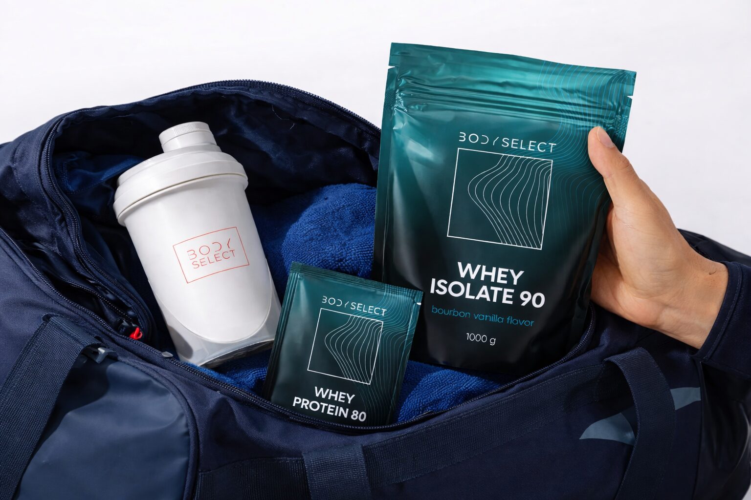 Srvátkový izolát Bourbon vanilka 1000g, pre rast a ochranu svalov, BodyMind 