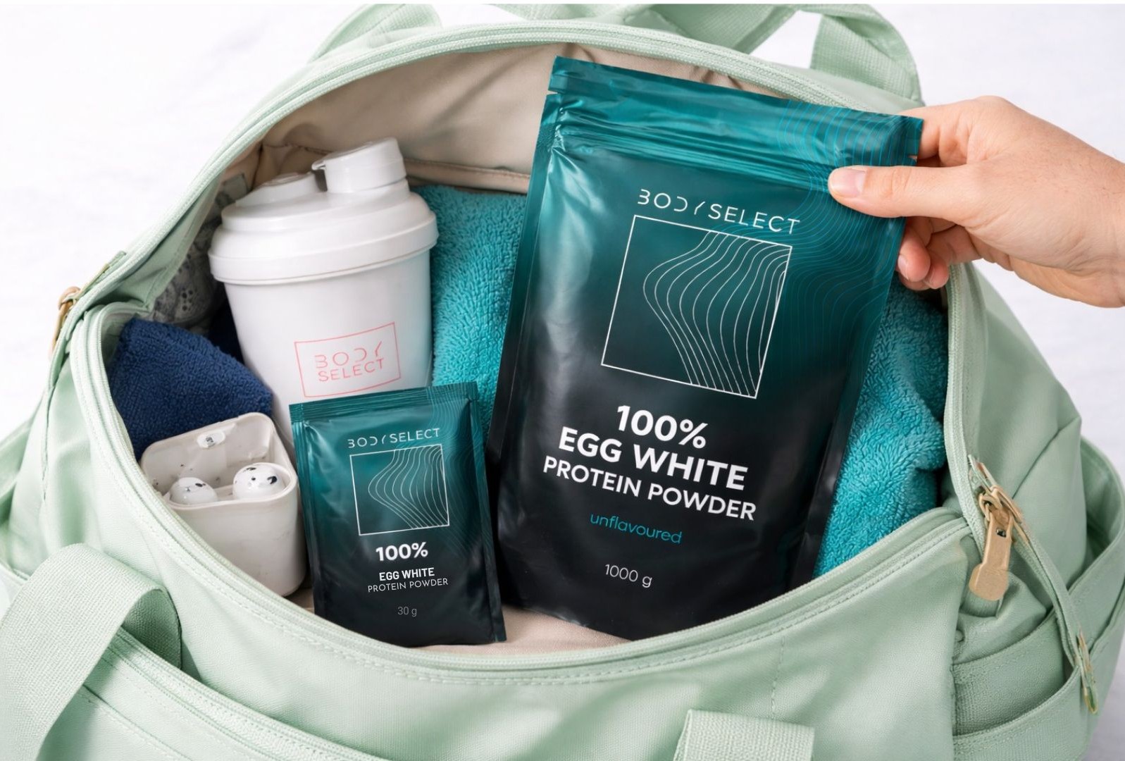 Proteín z vaječného bielka, pre regeneráciu svalov, BodyMind