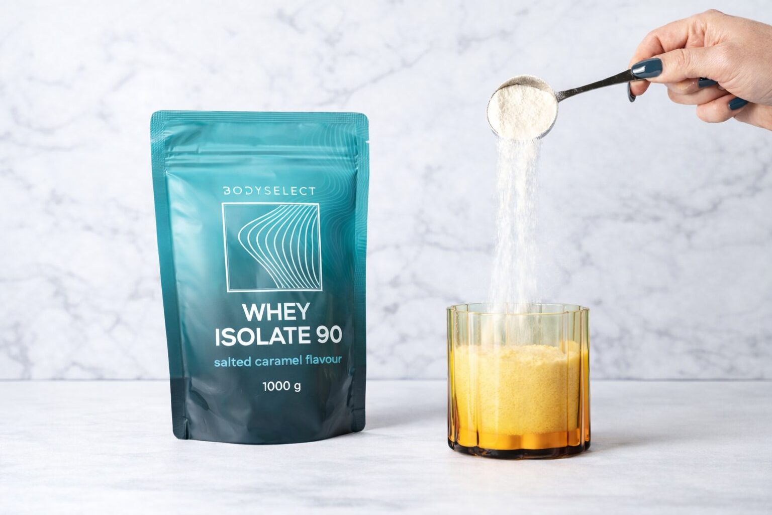 Whey isolate Slaný karamel s čistým zložením po tréningu od BodyMind.sk Whey isolate Slaný karamel, podporuje imunitný systém, BodyMind