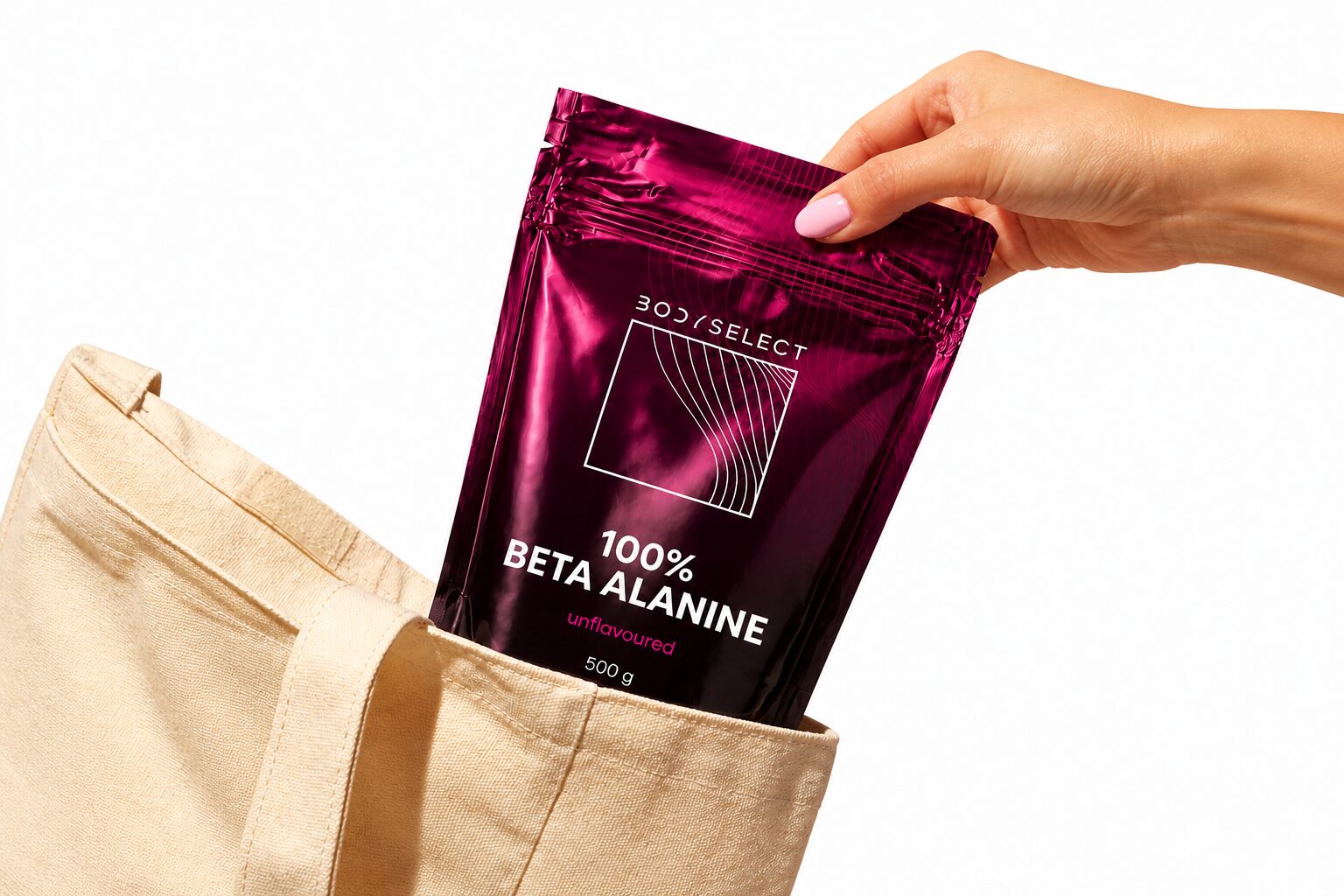 Beta alanín pre predĺženie výkonu počas cvičenia od BodyMind Beta alanín prášok neochutený, pre podporu počas cvičenia, BodyMind