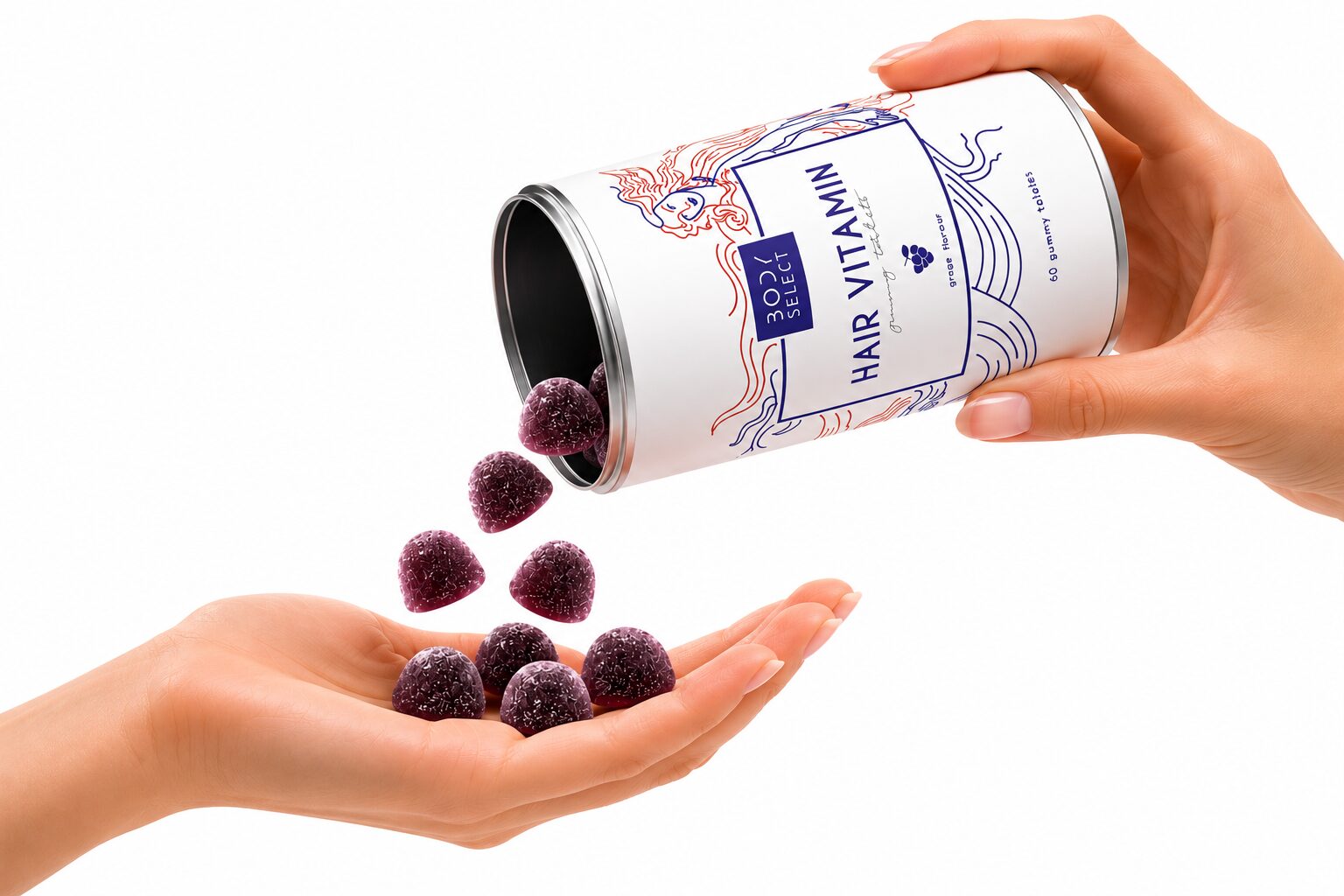 Hair vitamin, zdravie vlasov a nechtov, BodyMind