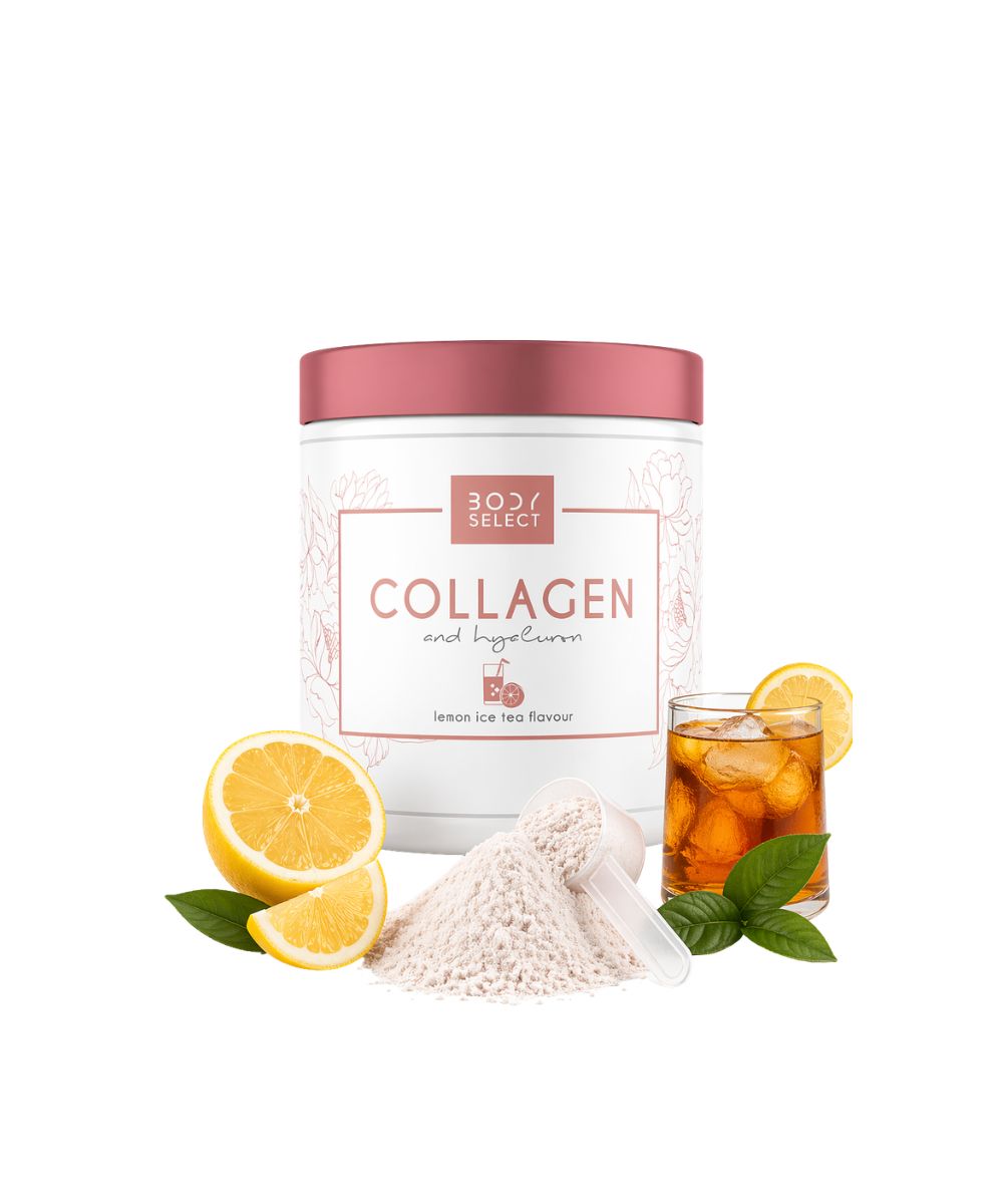 Ženský kolagén Citrónový ľadový čaj 300g, vitamín pre pokožku, BodyMind