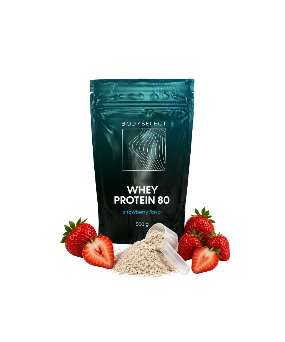 Srvátkový proteín Jahoda, rýchle vstrebávanie, Bodymind