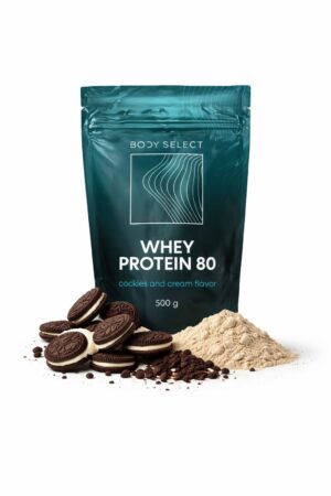 Srvátkový proteín Cookies and cream 500 g,, vysoký obsah bielkovín, BodyMind