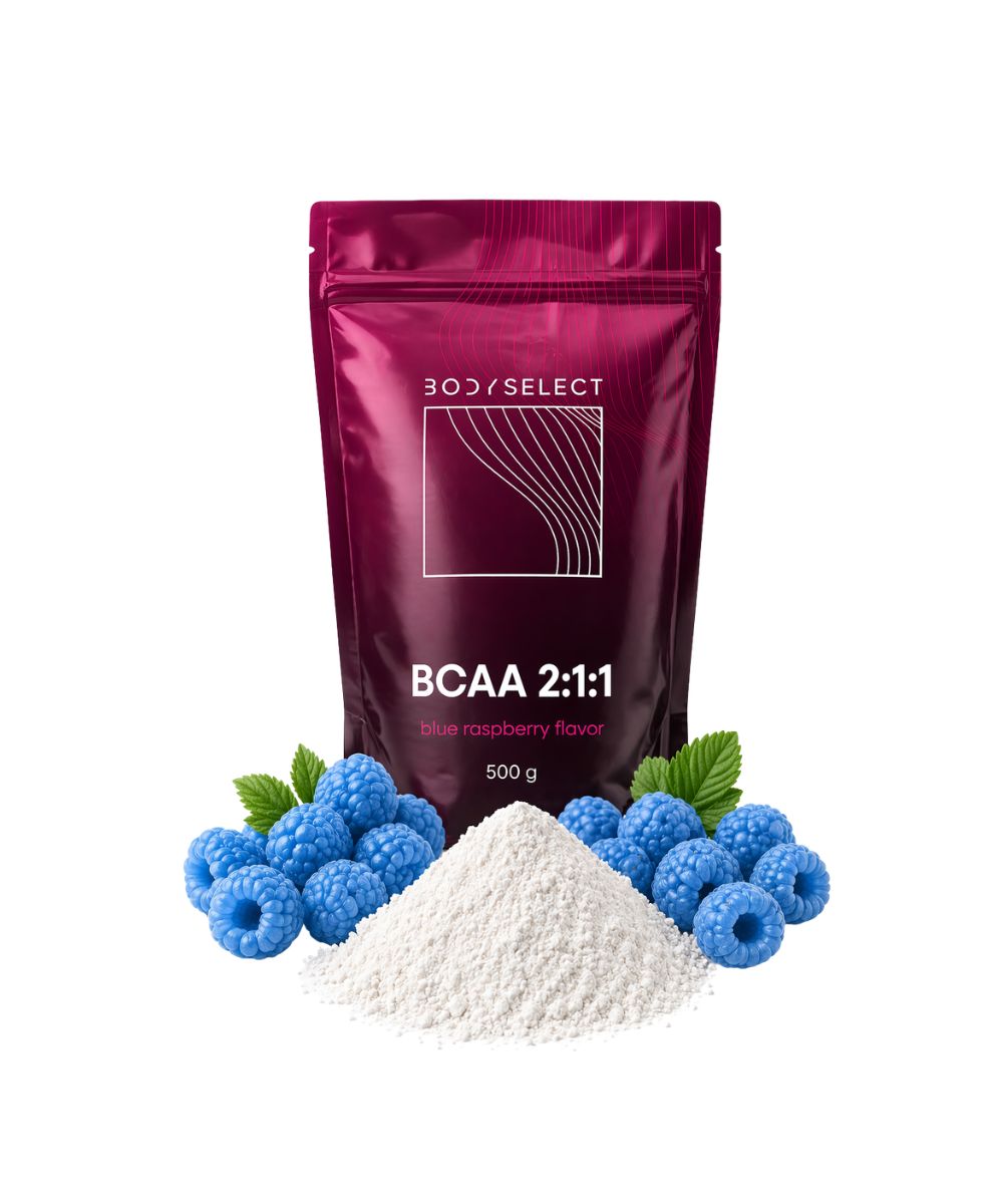 BCAA Modrá malina 500g, regenerácia svalov, BodyMind