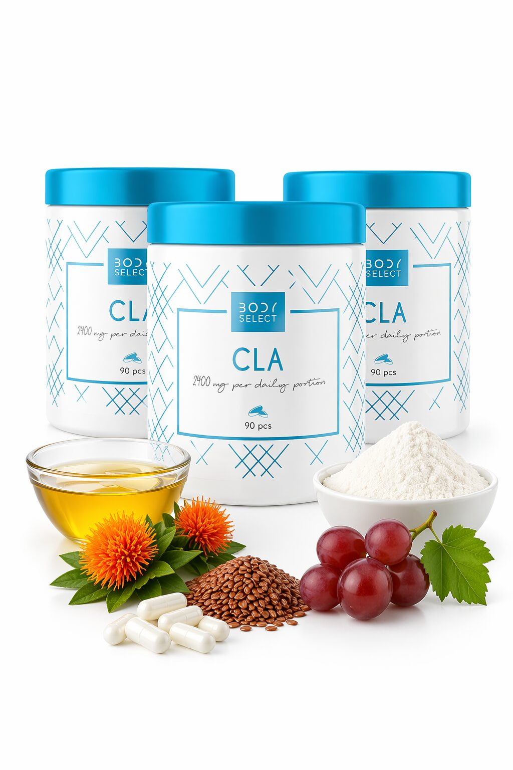 Spaľovač CLA 90 kapsúl, redukcia hmotnosti, BodyMind