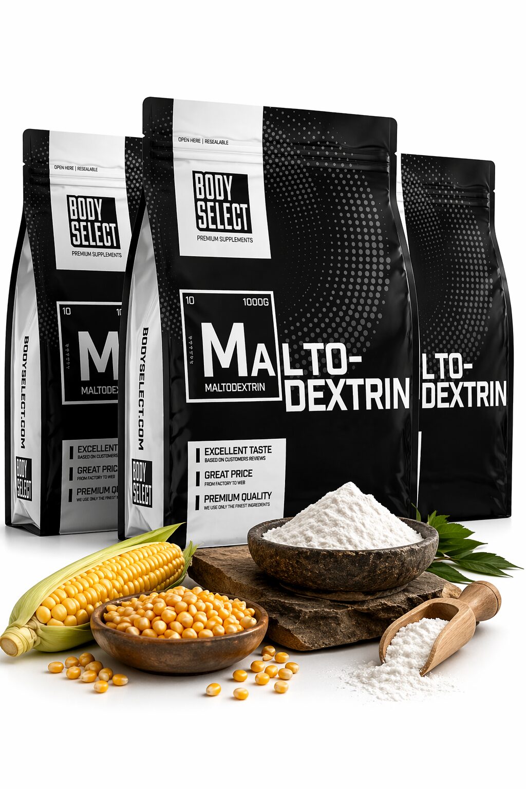 Maltodextrín 1000g, doplnenie glukózy po tréningu, BodyMind