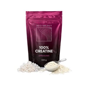 Kreatín monohydrát 100% neochutený 500g, sila pre svaly, BodyMind