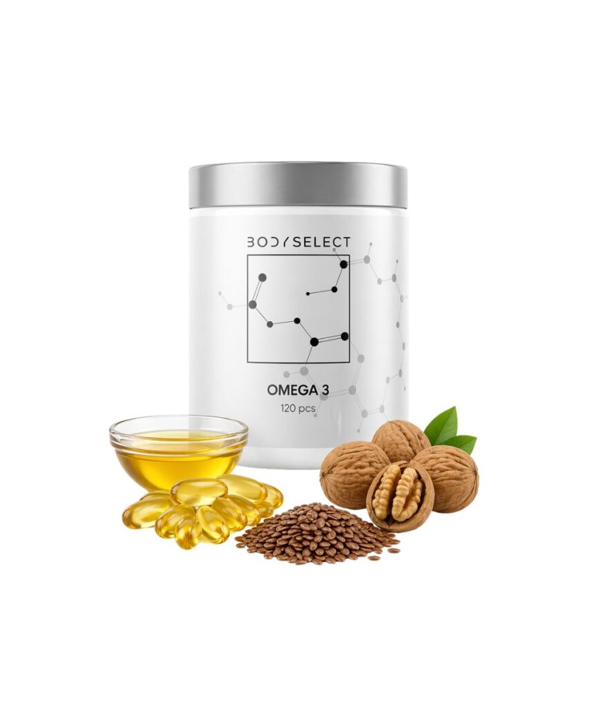 Omega-3 mastné kyseliny 120 kapsúl, zdravé tuky, BodyMind