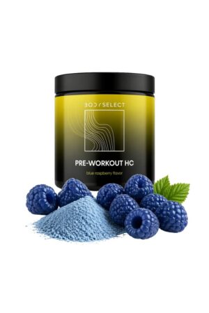 Pred tréningový stimulant Modrá malina 450g, maximálny výkon, BodyMind