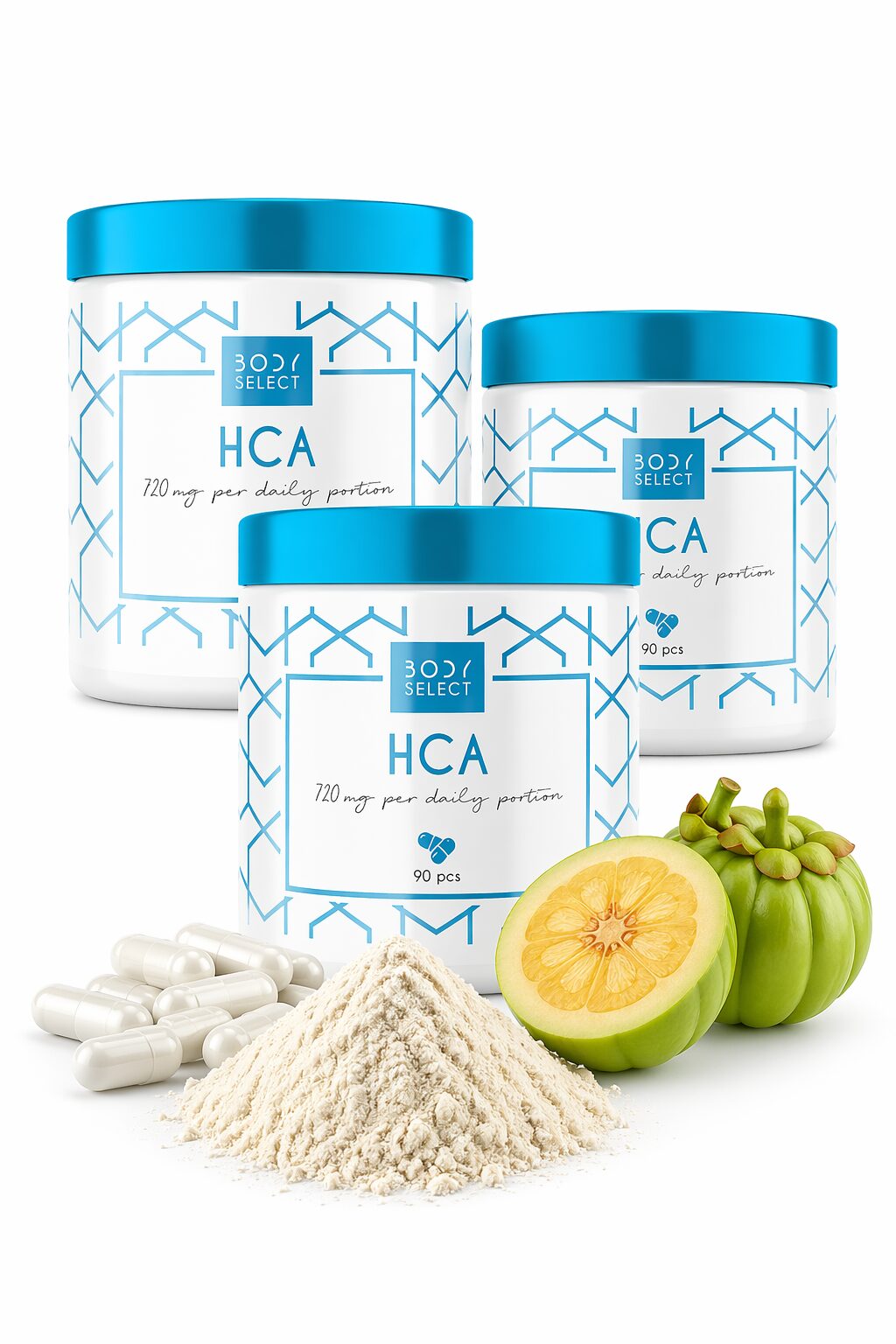 Spaľovač HCA 90 kapsúl,redukcia hmostnosti, BodyMind