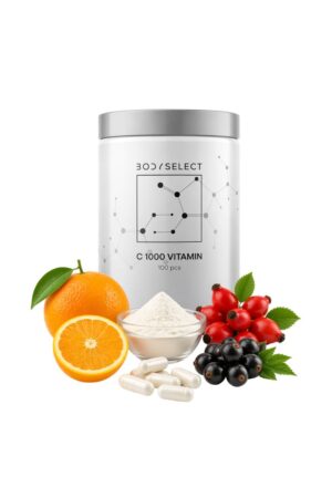 Vitamín C 100 kapsúl, podpora imunitného systému, BodyMind