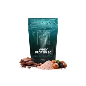 Proteín Čokoláda-lieskový orech 500g, vysoký obsah bielkovín, BodyMind