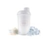 Shaker biely 500ml, do gymu, BodyMind