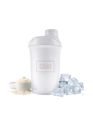 Shaker biely 500ml, do gymu, BodyMind