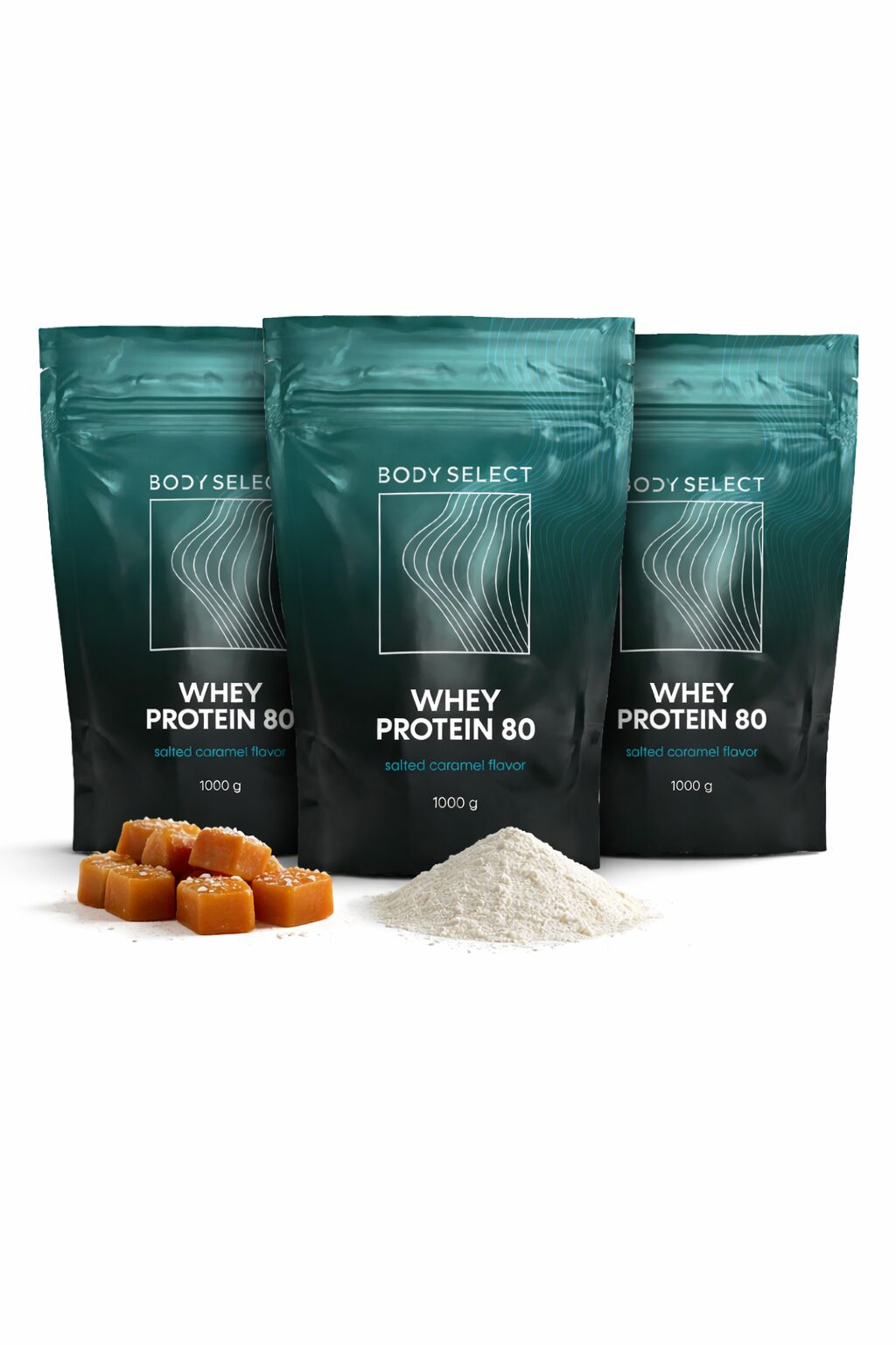 Whe proteín Slaný karamel, pre lepšiu regeneráciu, BodyMind