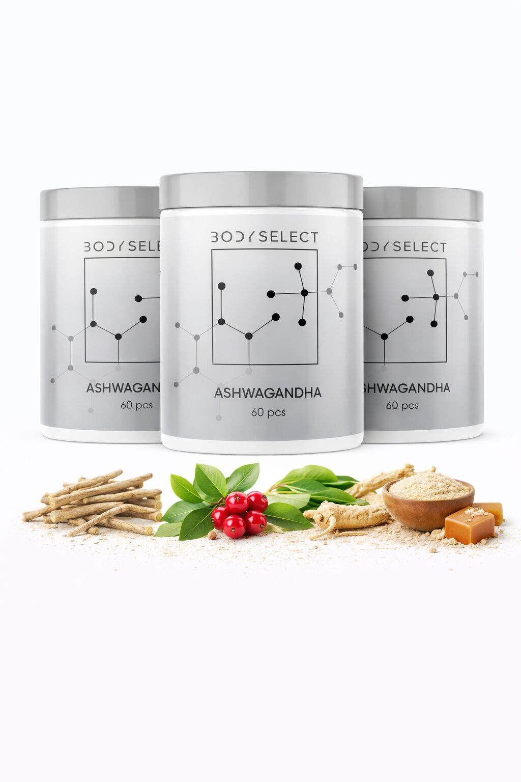 Ashwagandha 60 kapsúl, hormonálna rovnováha , BodyMind