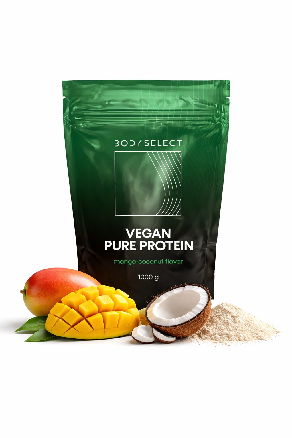 Vegánsky proteín Slaný karamel, bez laktózy, BodyMind