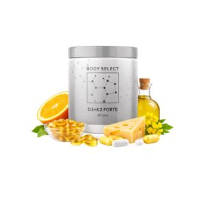 Vitamín D3+K2 60 kapsúl, vysoký obsah vitamínov, BodyMind