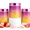 Kolagén jahoda-rebarbora 325g, podpora pokožky, nechtov, BodyMind