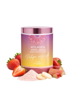 Kolagén Jahoda-rebarbora, výživa pre vlasy, BodyMind