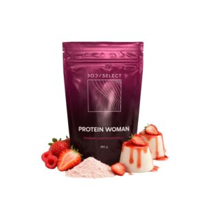 Dámsky proteín Jahoda panna-cotta, bielkoviny pre tvoje svaly, Bodymind