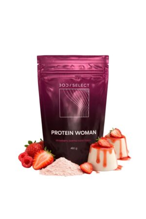 Dámsky proteín Jahoda panna-cotta, bielkoviny pre tvoje svaly, Bodymind