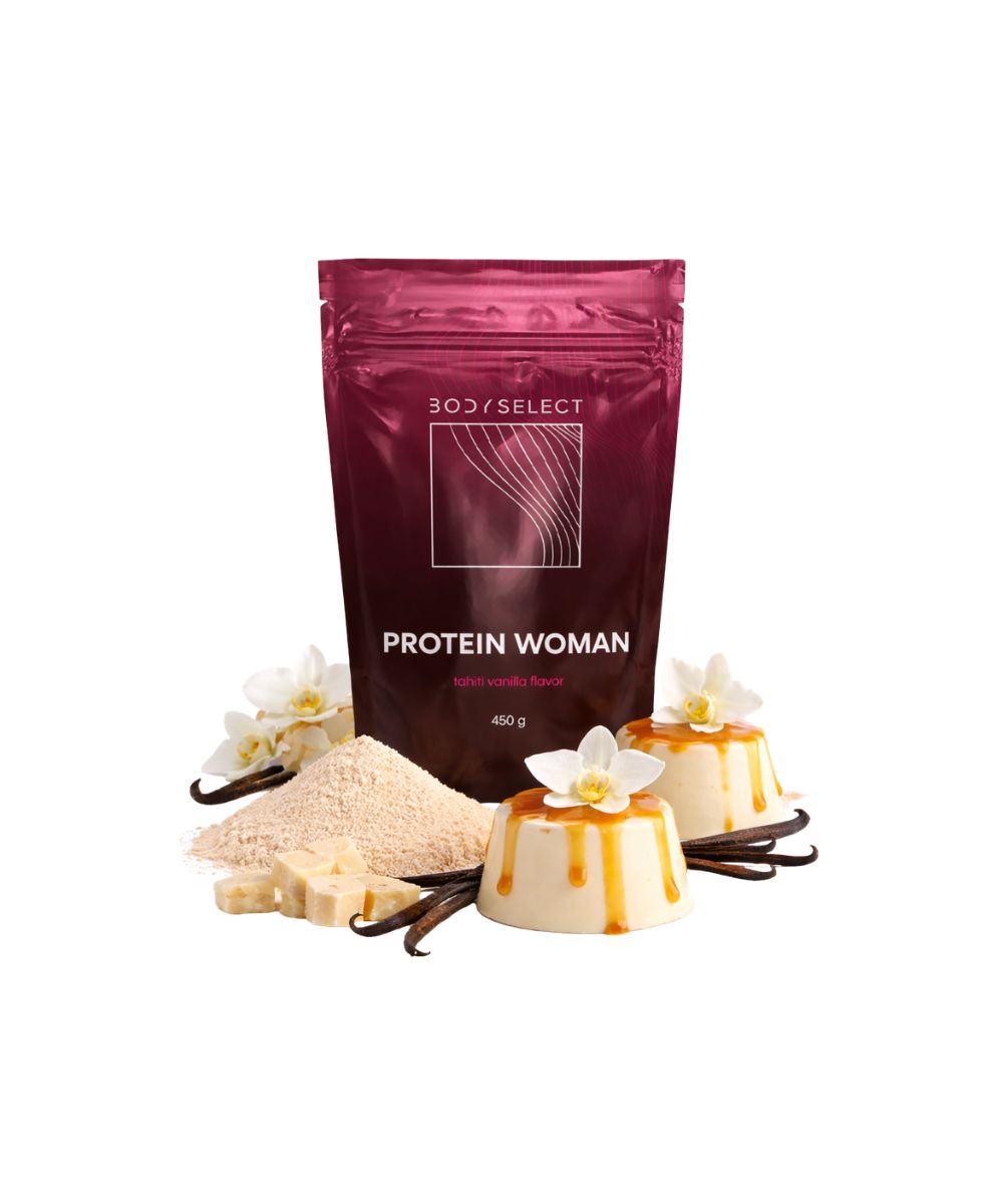 Woman proteín Tahiti vanilka, bielkoviny pre tvoje svaly, Bodymind