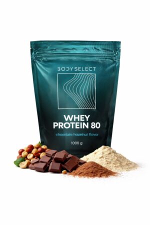 Srvátkový proteín čokoláda lieskový orech, rast svalov, BodyMind