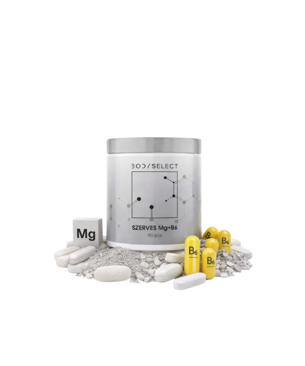 Organický horčík, + B6, vitamíny pre telo, BodyMind