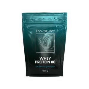 Srvátkový proteín Malina yogurt 1000 g, dokonalá výživa pre svaly, BodyMind