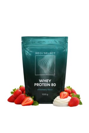 Whey proteín Jahoda, vysoký obsah bielkovín, BodyMind