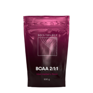 BCAA Modrá malina 500g, regenerácia svalov, BodyMind