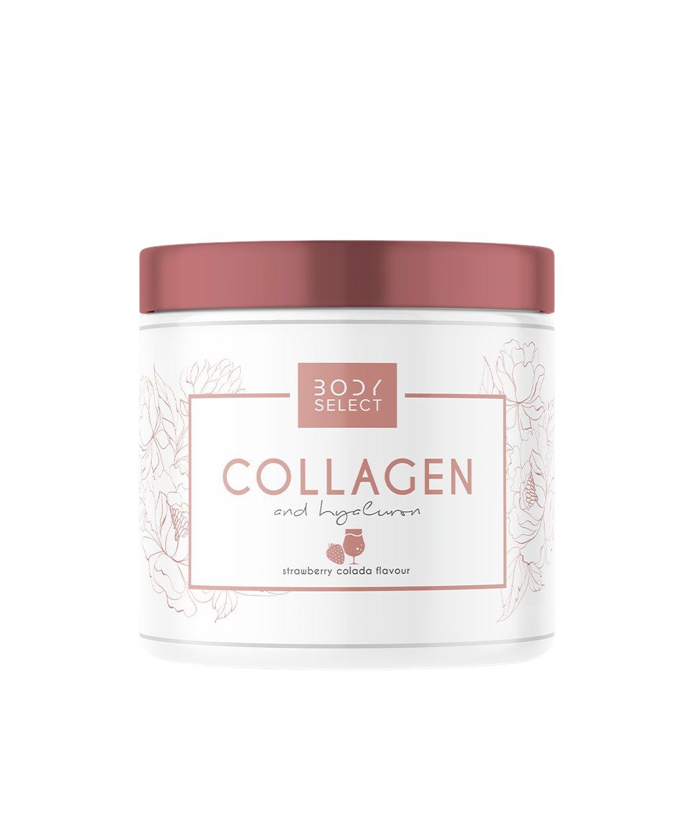 Ženský kolagén Jahodová koláda 300g, pre kĺby a pokožku, BodyMind