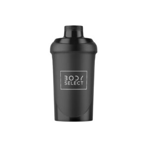 Shaker čierny 500ml, do fitka, BodyMind