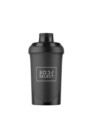 Shaker čierny 500ml, do fitka, BodyMind