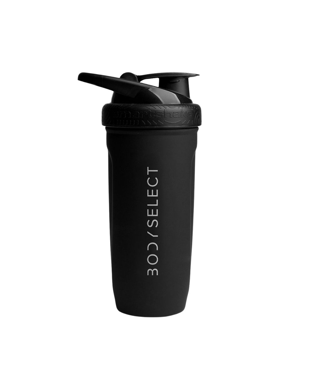 Nerezový shaker čierny 900ml, do posilňovne a fitka, BodyMind