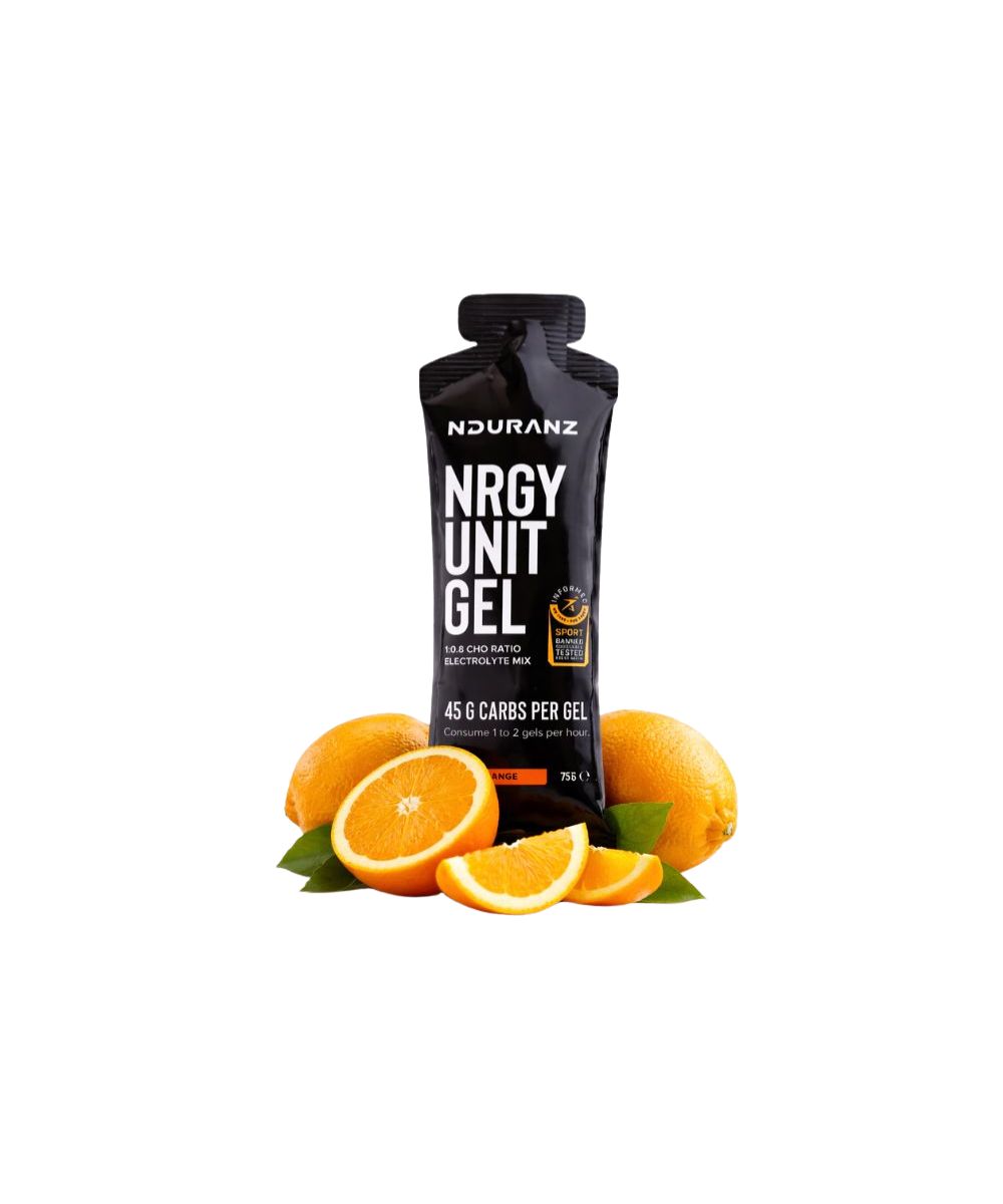 Nrgy unit gél poamaranč, pre lepší výkon behu, BodyMind