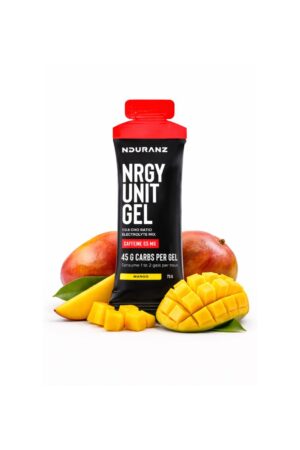 Energetický gél s kofeínom mango, ideálne pre beh, BodyMind