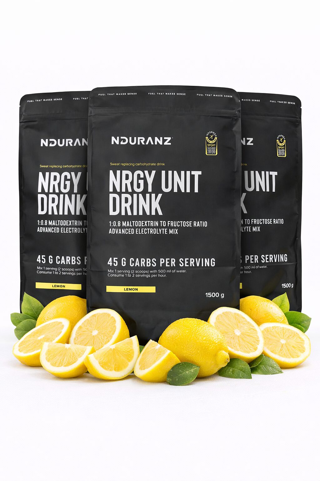 Iontový nápoj Unit Citrón, doplnenie elektrolytov, BodyMind